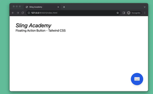 Tailwind CSS: Create a Floating Action Button (FAB)