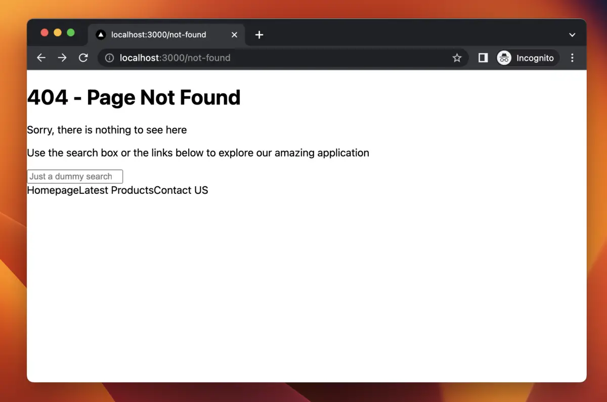 How to Create a Custom 404 (Not Found) Page in Next.js - Sling Academy